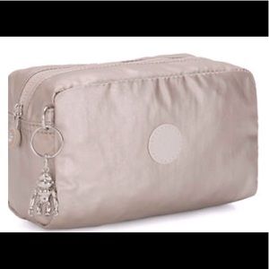 Kipling Gleam Metallic Pouch NWT